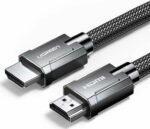 Ugreen HDMI 2.1 Braided Cable HDMI male - HDMI male 1m Μαύρο (70319)