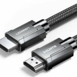 Ugreen Hdmi 2.1 Braided Cable Hdmi Male – Hdmi Male 1M Μαύρο (70319)