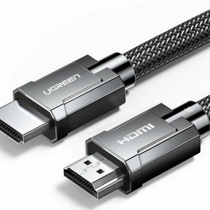 Ugreen HDMI 2.1 Braided Cable HDMI male - HDMI male 1m Μαύρο (70319)