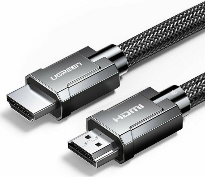 Ugreen Hdmi 2.1 Braided Cable Hdmi Male - Hdmi Male 1M Μαύρο (70319)