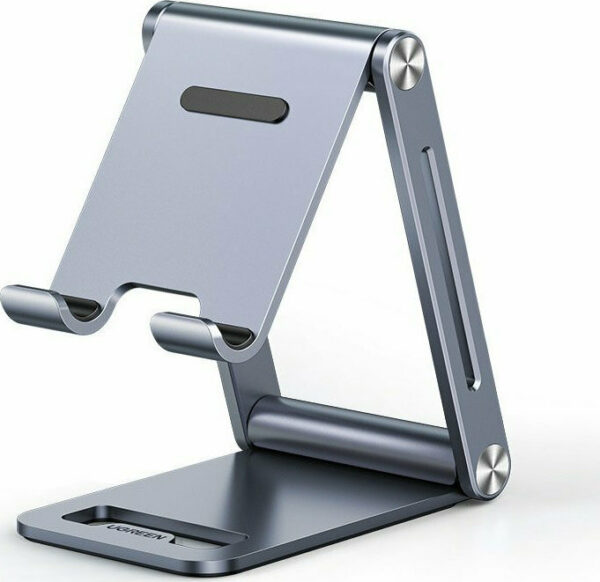 Ugreen Foldable Multi-Angle Phone Stand Βάση Γραφείου για Κινητό σε Γκρι χρώμα