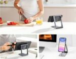 Ugreen Foldable Multi-Angle Phone Stand Βάση Γραφείου για Κινητό σε Γκρι χρώμα - Image 3
