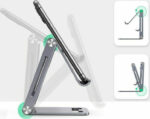 Ugreen Foldable Multi-Angle Phone Stand Βάση Γραφείου για Κινητό σε Γκρι χρώμα - Image 4