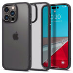 Spigen Ultra Hybrid Back Cover Plastic / Silicone Frost Black (iPhone 14 Pro Max)