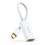 Ugreen Μετατροπέας mini DisplayPort male σε HDMI female Λευκό (10460)
