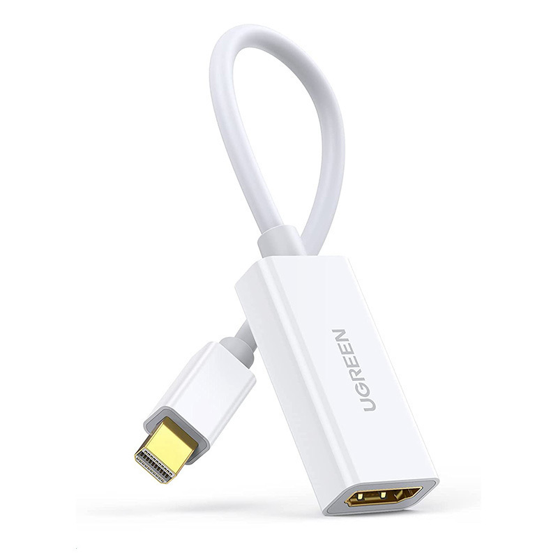 Ugreen Μετατροπέας mini DisplayPort male σε HDMI female Λευκό (10460)