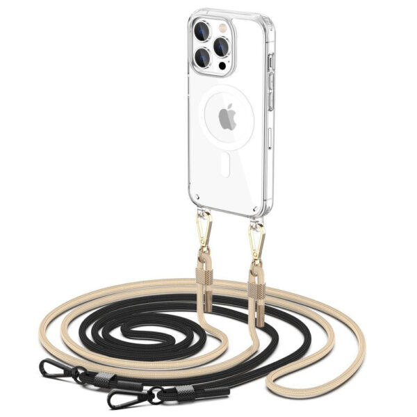 Tech-Protect Flexair Chain Back Cover Μαύρο (iPhone 15 Pro)