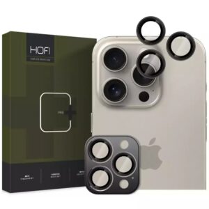 Hofi Camring Pro+ Προστασία Κάμερας Tempered Glass Μαύρο για το iPhone 16 Pro / 16 Pro Max