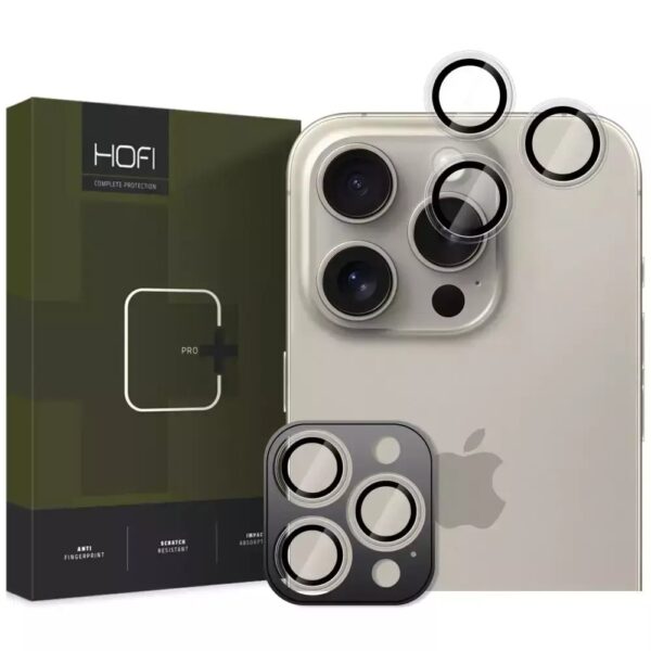 Hofi Camring Pro+ Προστασία Κάμερας Tempered Glass Διάφανο για το iPhone 16 Pro / 16 Pro Max