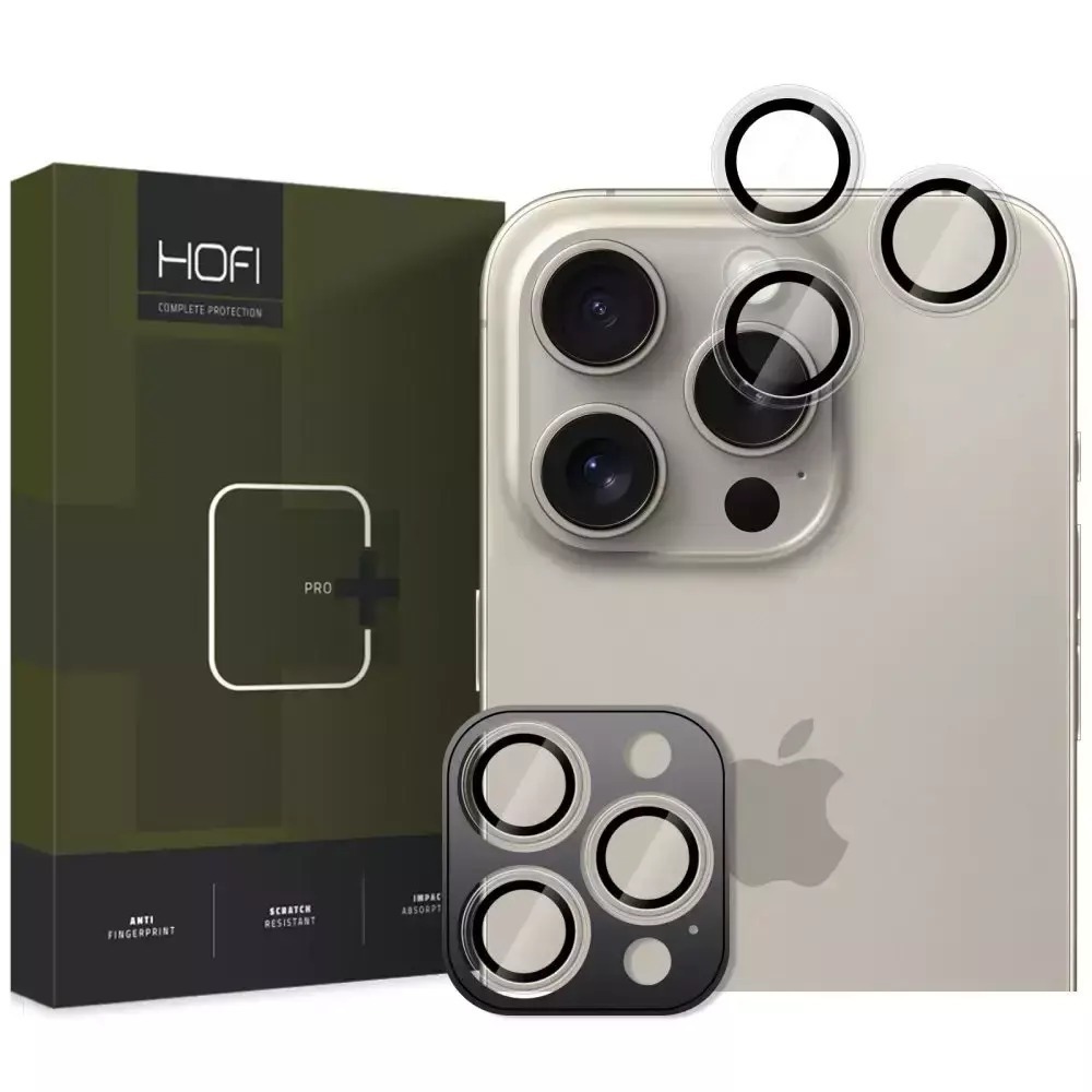 Hofi Camring Pro+ Προστασία Κάμερας Tempered Glass Διάφανο για το iPhone 16 Pro / 16 Pro Max