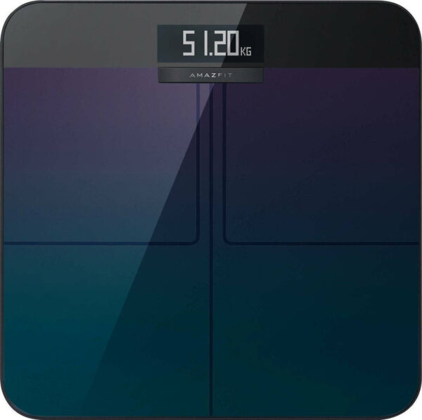 Amazfit Smart Ζυγαριά με Λιπομετρητή σε Μαύρο χρώμα A2003