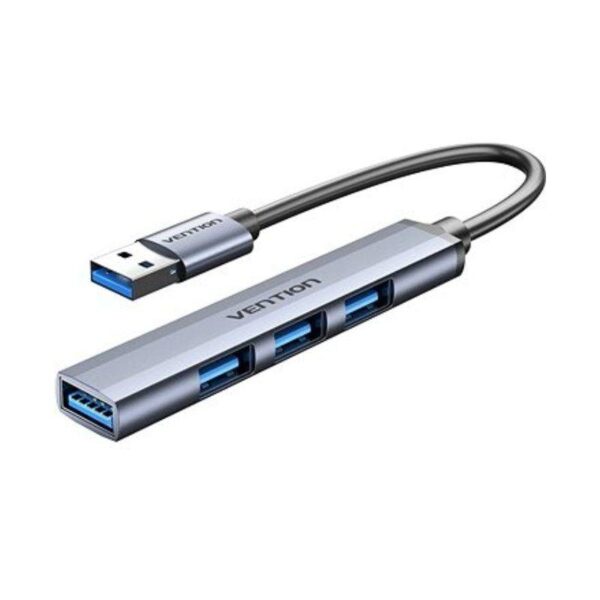 Vention USB 3.0 Hub 4 Θυρών με σύνδεση USB-A Γκρι