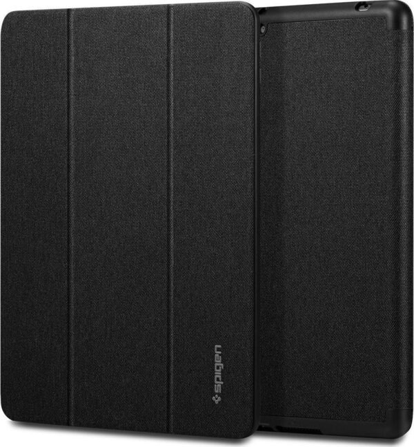 Spigen Urban Fit Flip Cover Πλαστικό / Υφασμάτινο Μαύρο (iPad 2019/2020/2021 10.2'')