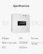 Sonoff RF BridgeR2 Smart Hub Συμβατό με Alexa / Google Home Λευκό - Image 3