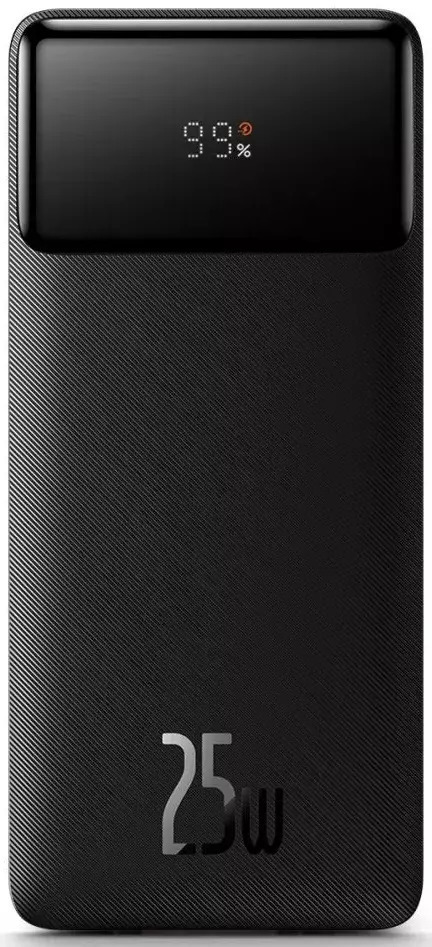 Baseus Bipow Power Bank 20000mAh 25W με 2 Θύρες USB-A και Θύρα USB-C Μαύρο