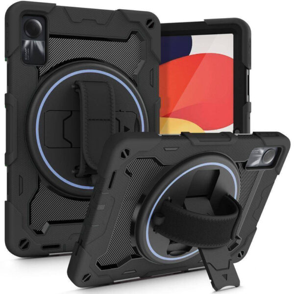 Tech-Protect Solid360 Flip Cover Σιλικόνης Μαύρο (Redmi Pad SE 11)