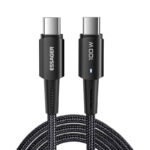 Essager USB 2.0 Cable USB-C male – USB-C 100W Μαύρο 1m