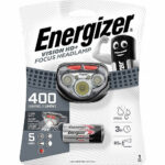 Energizer Φακός Κεφαλής LED Αδιάβροχος IPX4 με Μέγιστη Φωτεινότητα 400lm Vision Hd+ Focus