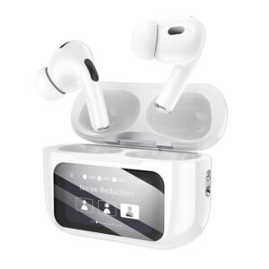 Borofone BW76 In-ear Bluetooth Handsfree Ακουστικά με Θήκη Φόρτισης Λευκά