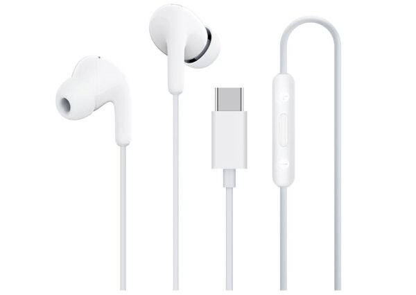 Xiaomi BHR8931GL In-ear Handsfree Ακουστικά με Βύσμα USB-C Λευκό