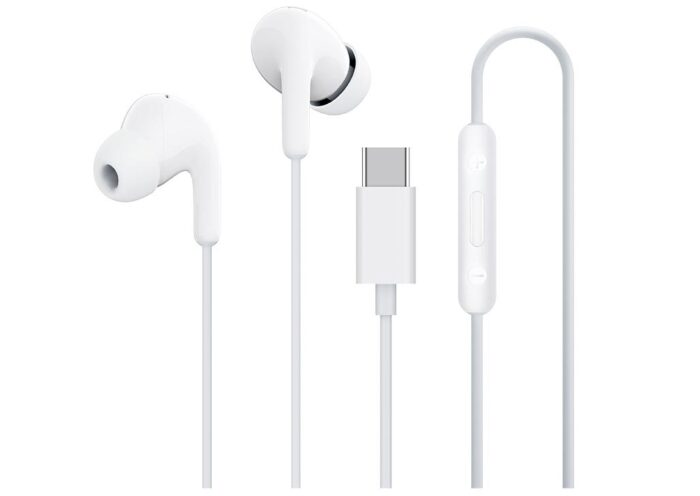 Xiaomi Bhr8931Gl In-Ear Handsfree Ακουστικά με Βύσμα Usb-C Λευκό