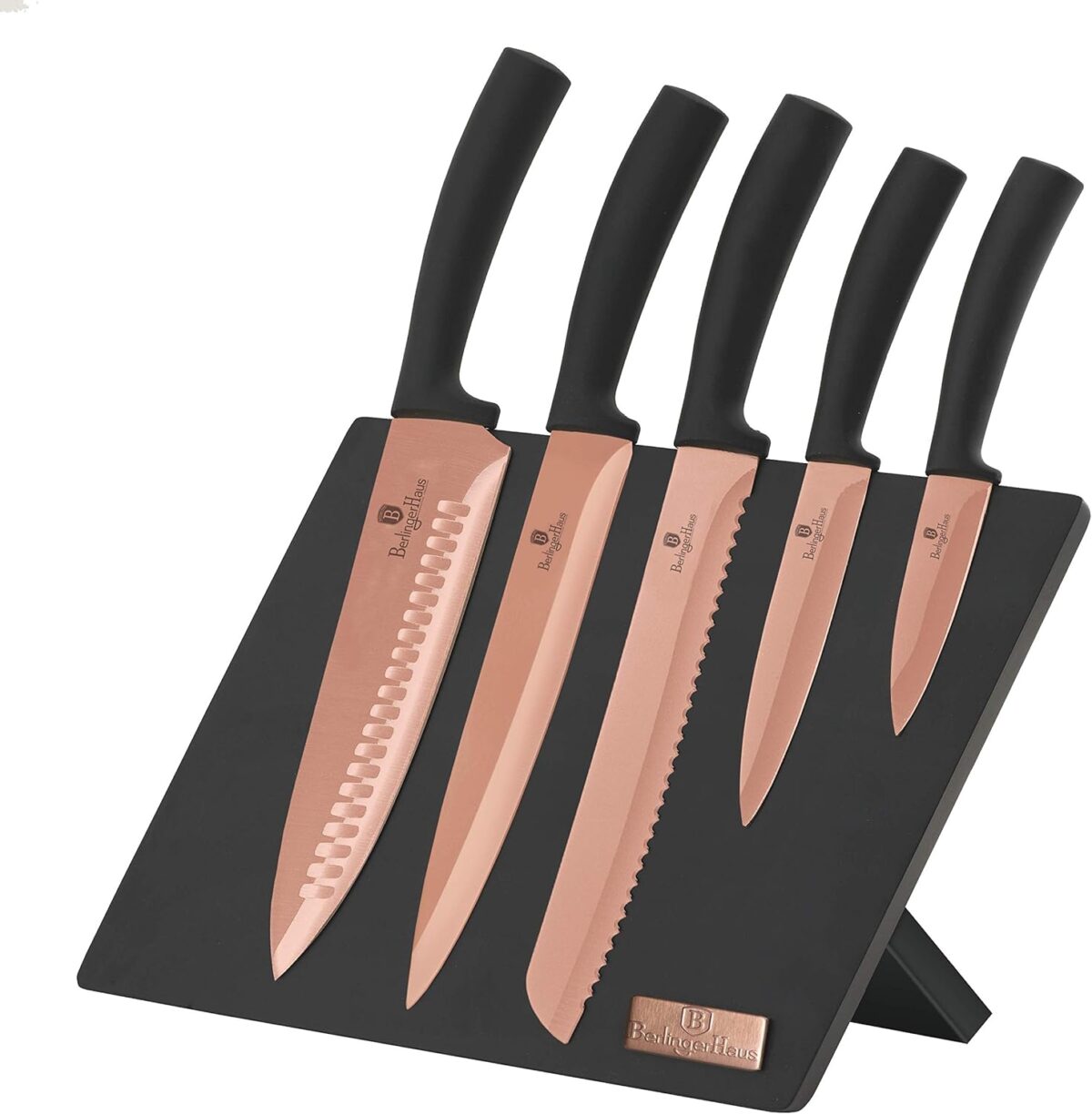 Berlinger Haus Σετ Μαχαιριών 6τμχ με Μαγνητική Βάση Rose Gold Edition BH-2609 - Image 1