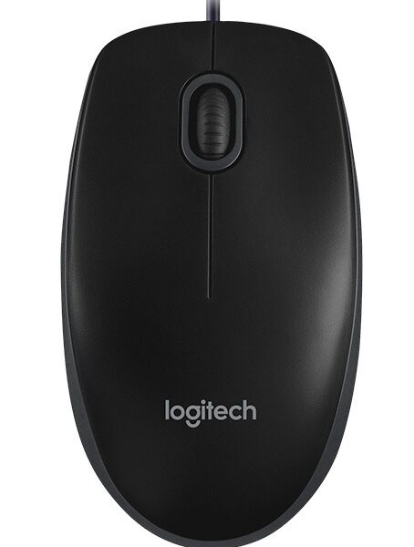 Logitech B100 Ενσύρματο Ποντίκι Μαύρο