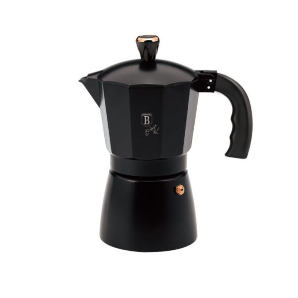 Berlinger Haus Καφετιέρα-μπρίκι για εσπρέσο, moka pot, Black Rose Collection BH-8562