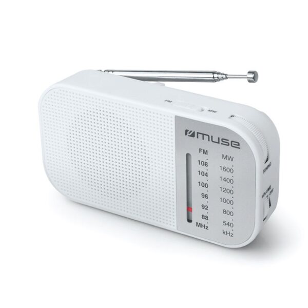Muse M-025 RW Φορητό Ραδιόφωνο Μπαταρίας Λευκό