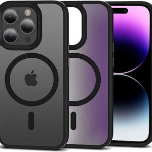 Tech-Protect Magmat Back Cover Σιλικόνης / Πλαστικό Μαύρο (iPhone 15 Pro Max)