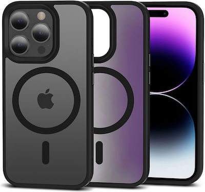Tech-Protect Magmat Back Cover Σιλικόνης / Πλαστικό Μαύρο (iPhone 15 Pro Max)
