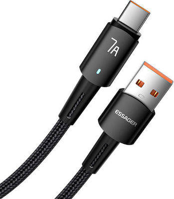 Essager  USB-A to USB-C 100W Cable 1m (black)