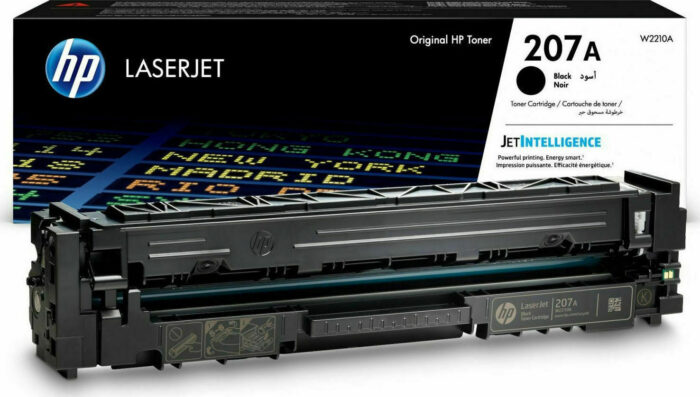 Hp 207A Γνήσιο Toner Laser Εκτυπωτή Μαύρο 1350 Σελίδων (W2210A)