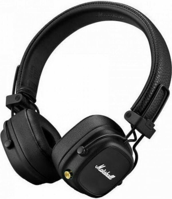 Marshall Major IV Ασύρματα / Ενσύρματα On Ear Ακουστικά με 80 ώρες Λειτουργίας και Quick Charge Μαύρα 1005773