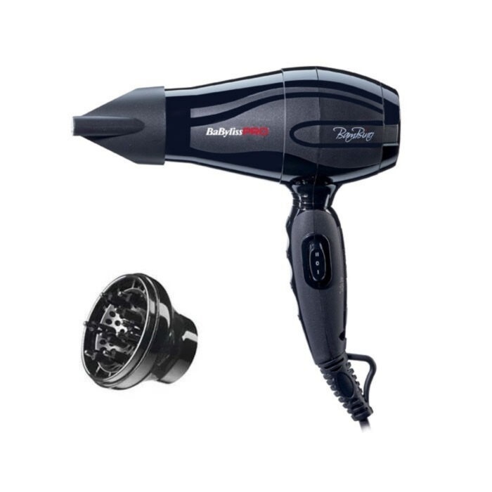 Babyliss Pro Bambino Πιστολάκι Μαλλιών Ταξιδίου με Φυσούνα 1200W Bab5510E