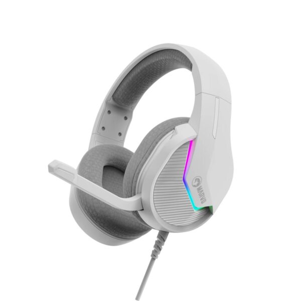 Marvo H8618 Over Ear Gaming Headset με σύνδεση USB Λευκό