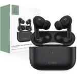 Tech-Protect Ultraboost Pro In-ear Bluetooth Handsfree Ακουστικά με Θήκη Φόρτισης Μαύρα