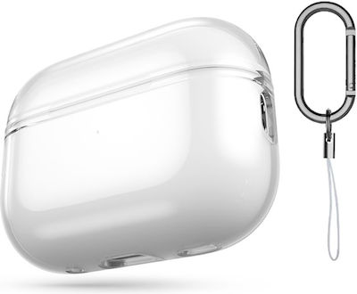 Tech-Protect Flexair Θήκη Πλαστική με Γάντζο σε Διάφανο χρώμα για Apple AirPods Pro