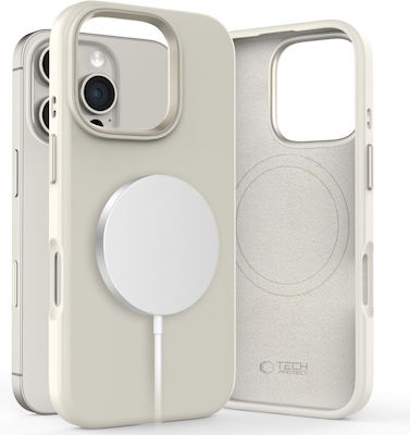 Tech-Protect Θήκη Silicone Pure Magsafe iPhone 16 Pro Max Cosmic Latte