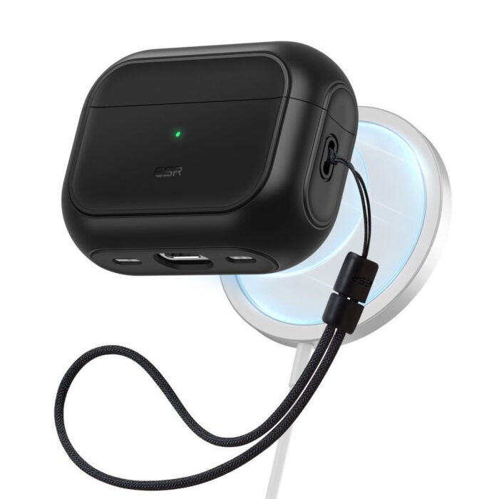 ESR Orbit Halolock Magsafe Θήκη Πλαστική / Σιλικόνης Black για Apple AirPods Pro