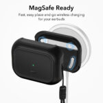 ESR Orbit Halolock Magsafe Θήκη Πλαστική / Σιλικόνης Black για Apple AirPods Pro