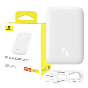 Powerbank Baseus Magnetic Mini 6000mAh 20W MagSafe (white