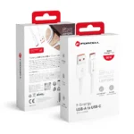 Forcell-C336-καλώδιο-USB-A-σε-Type-C-QC4.0-3A-20V-60W-1μ-άσπρο