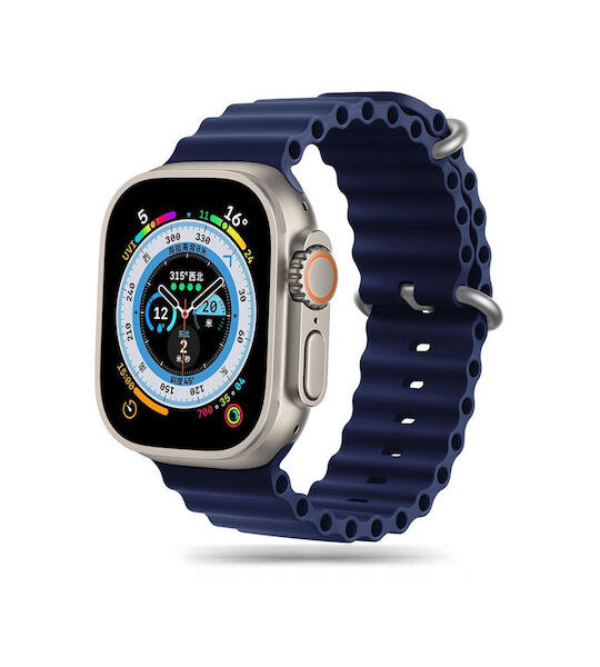 Tech-Protect IconBand Pro Λουράκι Σιλικόνης Μπλε (Apple Watch 42/44/45mm)