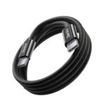 Benks Cable D46 braided – Type C to Type C – PD 60W 3A 1 metre black