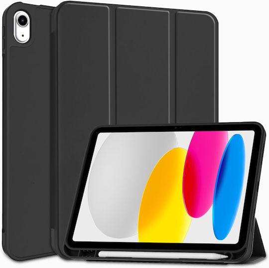 Tech-Protect SC Pen Flip Cover Δερματίνης Μαύρο (iPad 2022 10.9'') THP1497