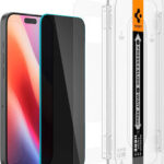 Tempered Glass Spigen GLAS.tR EZ Fit 2-Pack Privacy iPhone 16 Pro Max