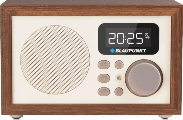 BLAUPUNKT HR5BR Ξύλινο Ραδιόφωνο Alarm clock/FM/USB/SD/AUX with remote 3watt RMS
