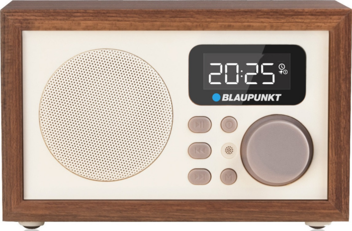 Blaupunkt Hr5Br Ξύλινο Ραδιόφωνο Alarm Clock/Fm/Usb/Sd/Aux With Remote 3Watt Rms