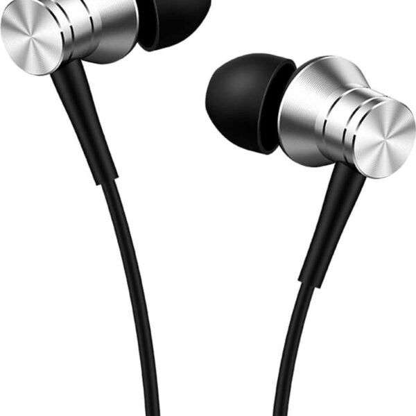1More Piston Fit In-ear Handsfree με Βύσμα 3.5mm Ασημί